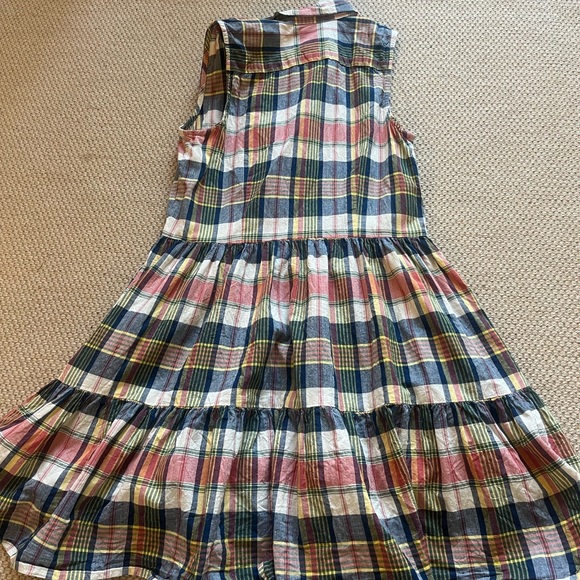 Polo Ralph Lauren Multicolor Plaid Shirt Dress - size 10 - Picture 3 of 7